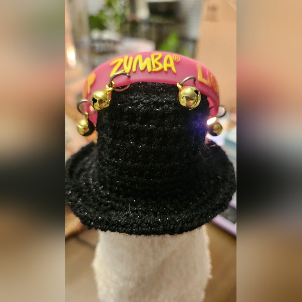 Zumba Fitness Pink Bracelet with Gold Accents